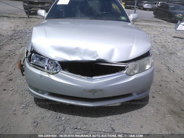 2T1FF28P02C599108 - 2002 TOYOTA CAMRY SOLARA SE/SLE ვერცხლისფერი ფოტო 6