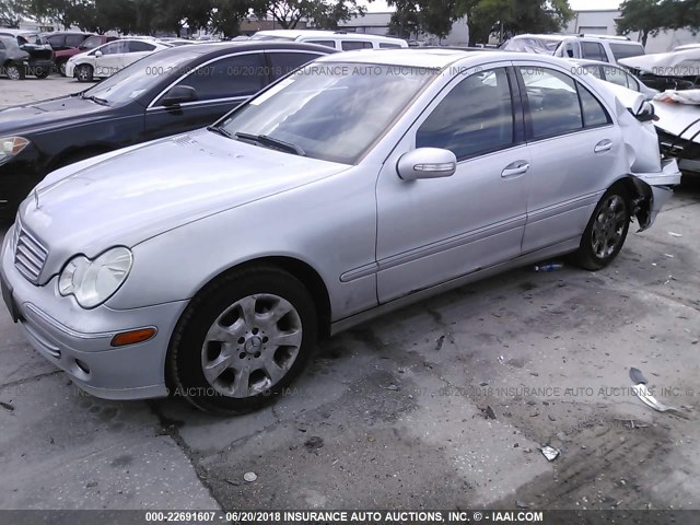 WDBRF92HX6F818160 - 2006 MERCEDES-BENZ C GENERATION 2006 280 4MATIC SILVER photo 2