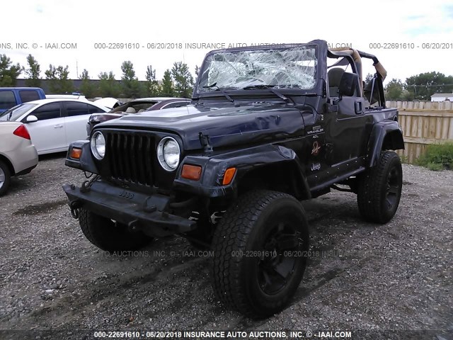 1J4FY49S2VP530817 - 1997 JEEP WRANGLER / TJ SAHARA GREEN photo 2