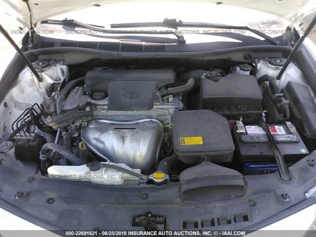 4T1BF1FK4EU784118 - 2014 TOYOTA CAMRY L/SE/LE/XLE 白色 照片 10