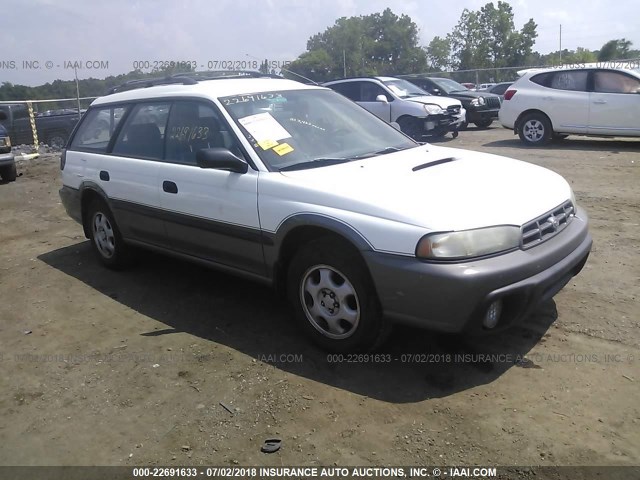 4S3BG6856V7618929 - 1997 SUBARU LEGACY OUTBACK/LIMITED WHITE photo 1