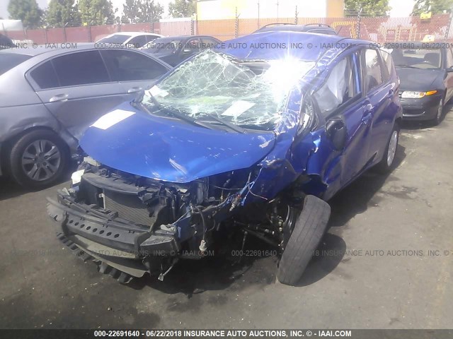 3N1CE2CP1GL363734 - 2016 NISSAN VERSA NOTE S/S PLUS/SV/SL/SR BLUE photo 2