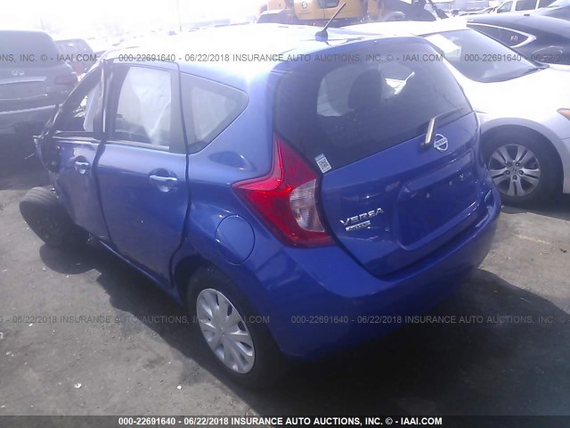 3N1CE2CP1GL363734 - 2016 NISSAN VERSA NOTE S/S PLUS/SV/SL/SR BLUE photo 3