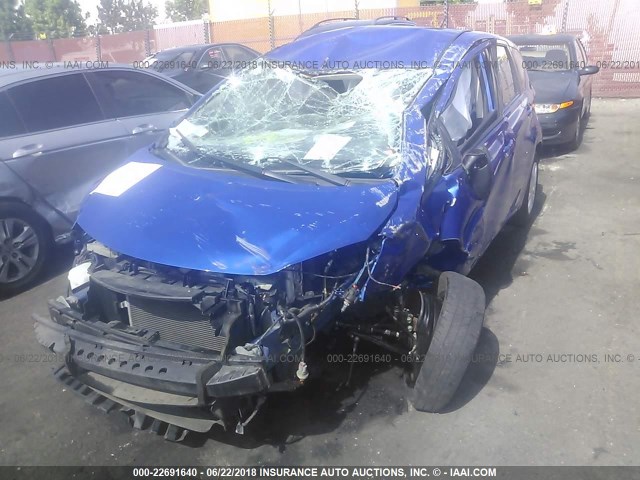 3N1CE2CP1GL363734 - 2016 NISSAN VERSA NOTE S/S PLUS/SV/SL/SR BLUE photo 6