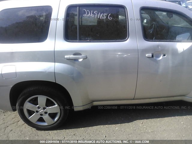 3GNCA13B19S513025 - 2009 CHEVROLET HHR LS GRAY photo 6