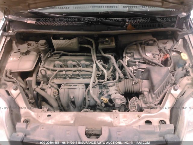 NM0LS6AN8CT121282 - 2012 FORD TRANSIT CONNECT XL GRAY photo 10