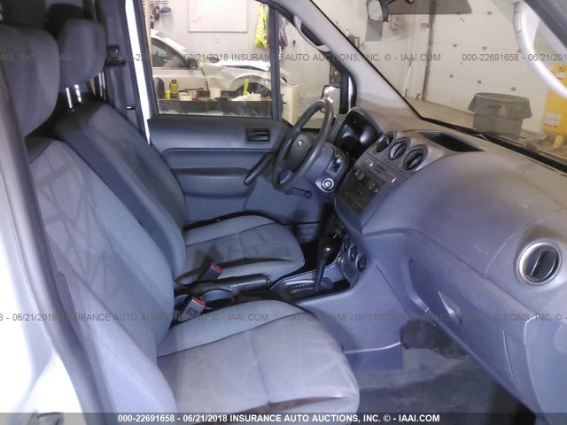 NM0LS6AN8CT121282 - 2012 FORD TRANSIT CONNECT XL GRAY photo 5