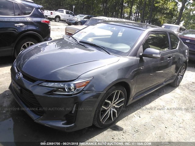 JTKJF5C70GJ017886 - 2016 TOYOTA SCION TC 灰色 照片 2