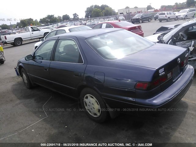 4T1BG22K0WU293717 - 1998 TOYOTA CAMRY CE/LE/XLE Navy photo 3