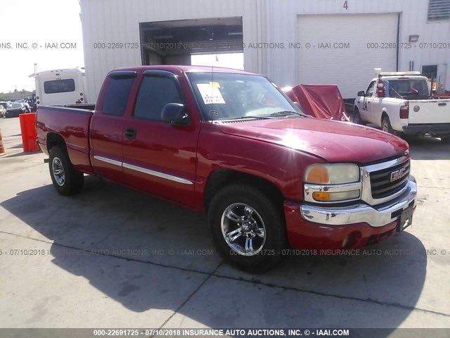 2GTEC19T141343135 - 2004 GMC NEW SIERRA C1500 RED photo 1