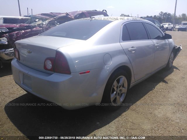 1G1ZB5E17BF338312 - 2011 CHEVROLET MALIBU LS Gümüş foto 4