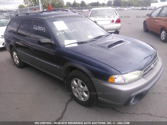 4S3BG6858X7660408 - 1999 SUBARU LEGACY OUTBACK/SSV/LIMITED/30TH Navy photo 1