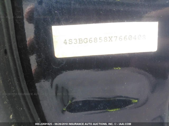 4S3BG6858X7660408 - 1999 SUBARU LEGACY OUTBACK/SSV/LIMITED/30TH Navy photo 9