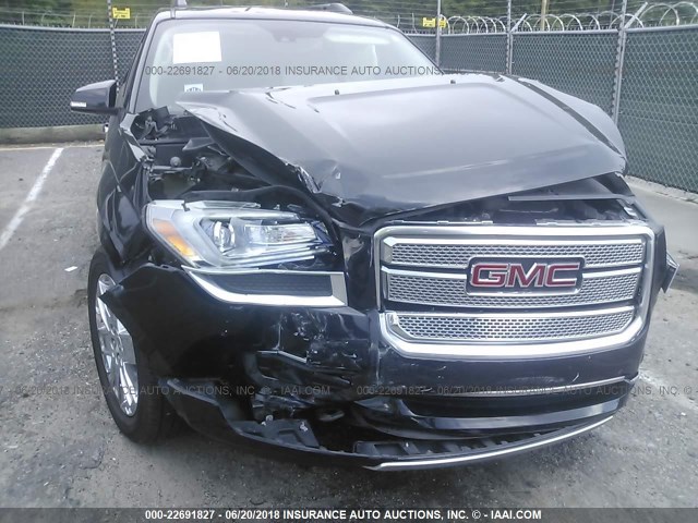 1GKKRTKD3EJ280244 - 2014 GMC ACADIA DENALI BLACK photo 6