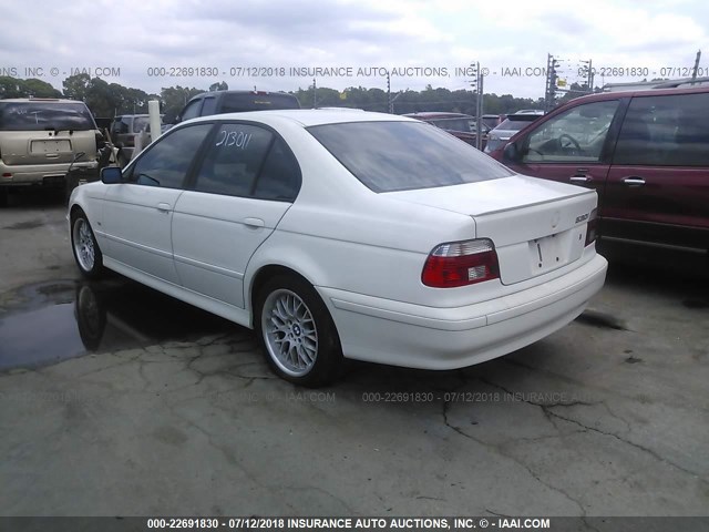 WBADT63472CH96581 - 2002 BMW 530 I AUTOMATIC WHITE photo 3