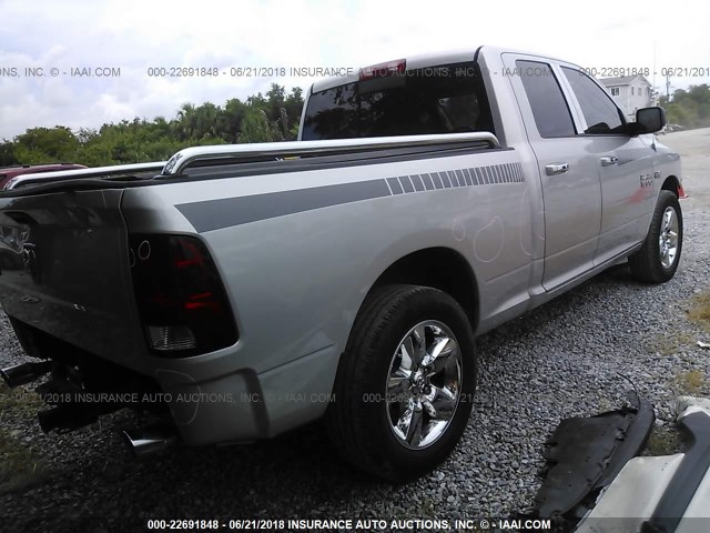 1C6RR6GT9DS501728 - 2013 RAM 1500 SLT SILVER photo 4