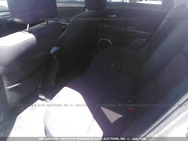 JM1BK143861491143 - 2006 MAZDA 3 HATCHBACK GRAY photo 8