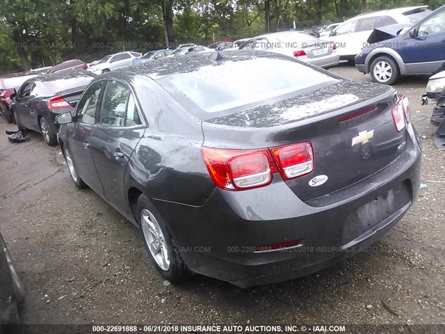 1G11B5SA6DF126893 - 2013 CHEVROLET MALIBU LS GRAY photo 3