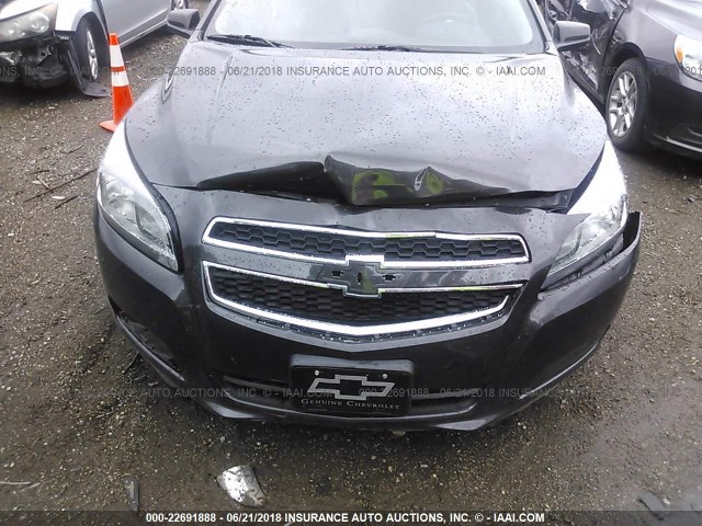 1G11B5SA6DF126893 - 2013 CHEVROLET MALIBU LS GRAY photo 6