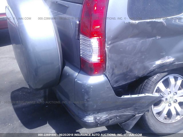 JHLRD78946C023461 - 2006 HONDA CR-V SE/EX SILVER photo 6