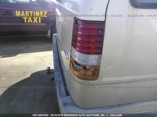 1FMDA31X4MZA33172 - 1991 FORD AEROSTAR TAN photo 6