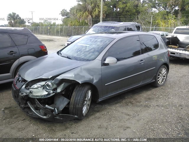 WVWFV71K16W194273 - 2006 VOLKSWAGEN NEW GTI GRAY photo 2