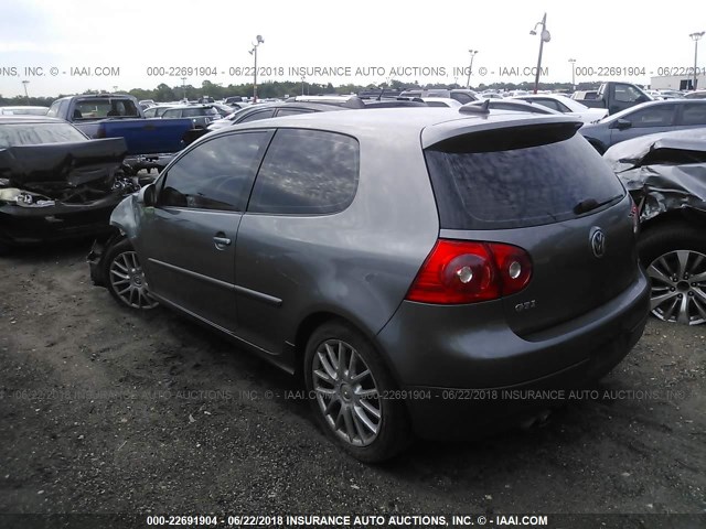 WVWFV71K16W194273 - 2006 VOLKSWAGEN NEW GTI GRAY photo 3