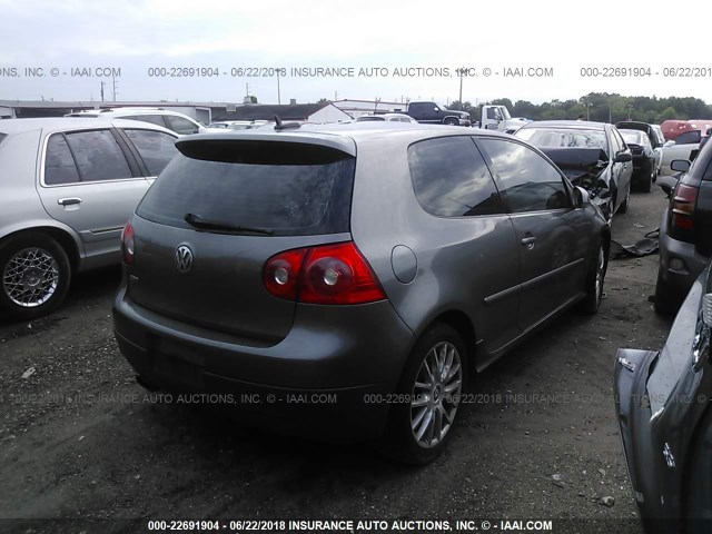 WVWFV71K16W194273 - 2006 VOLKSWAGEN NEW GTI GRAY photo 4