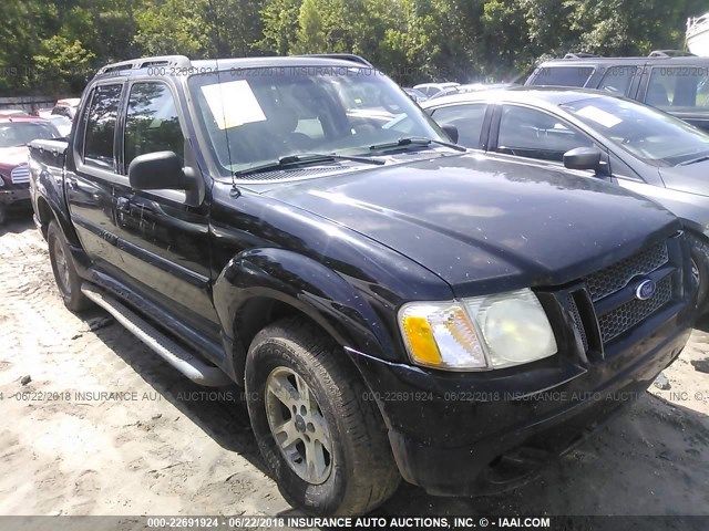 1FMZU67K75UA08646 - 2005 FORD EXPLORER SPORT TR  BLACK photo 1