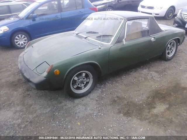 4752910386 - 1975 PORSCHE 914 GREEN photo 2