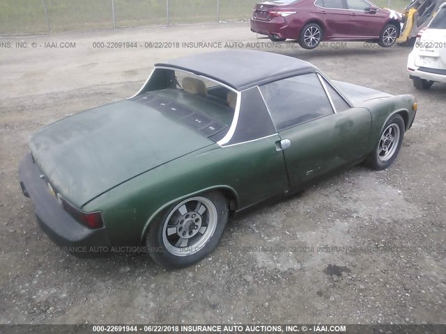 4752910386 - 1975 PORSCHE 914 GREEN photo 4