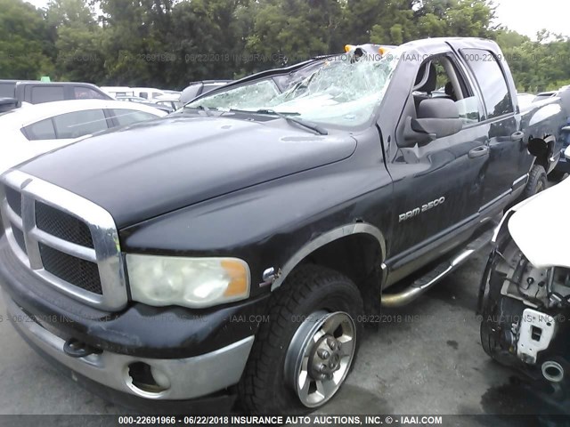 3D7KS28C45G838425 - 2005 DODGE RAM 2500 ST/SLT 黑色 照片 2