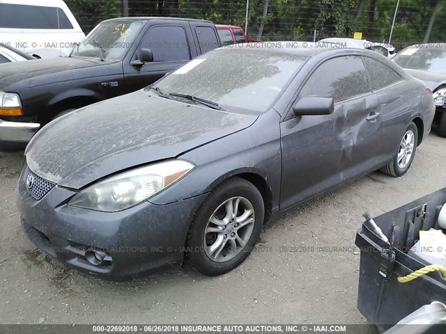 4T1CE30P68U764514 - 2008 TOYOTA CAMRY SOLARA SE/SLE/SPORT GRAY photo 2