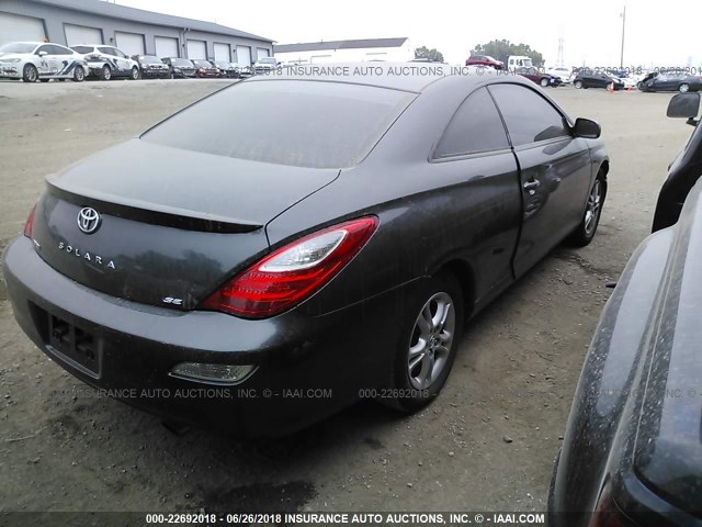 4T1CE30P68U764514 - 2008 TOYOTA CAMRY SOLARA SE/SLE/SPORT GRAY photo 4