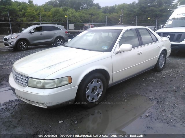 1G6KS54YXXU901107 - 1999 CADILLAC SEVILLE SLS WHITE photo 2