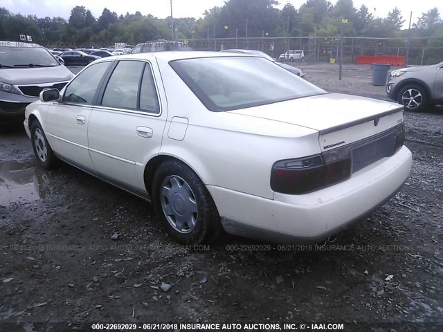 1G6KS54YXXU901107 - 1999 CADILLAC SEVILLE SLS WHITE photo 3