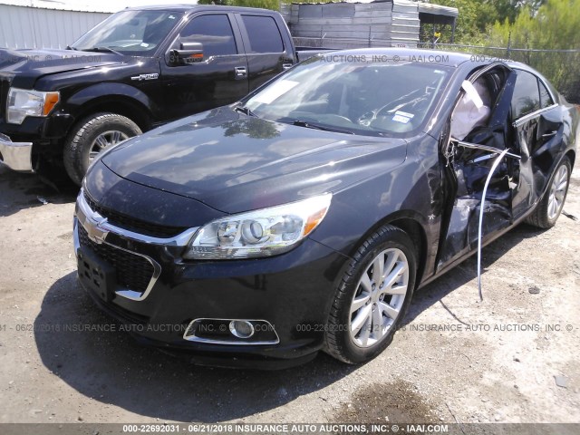 1G11F5SL5FF209689 - 2015 CHEVROLET MALIBU LTZ 黑色 照片 2