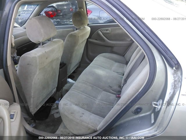 4T1BG22K9WU249747 - 1998 TOYOTA CAMRY CE/LE/XLE TAN photo 8