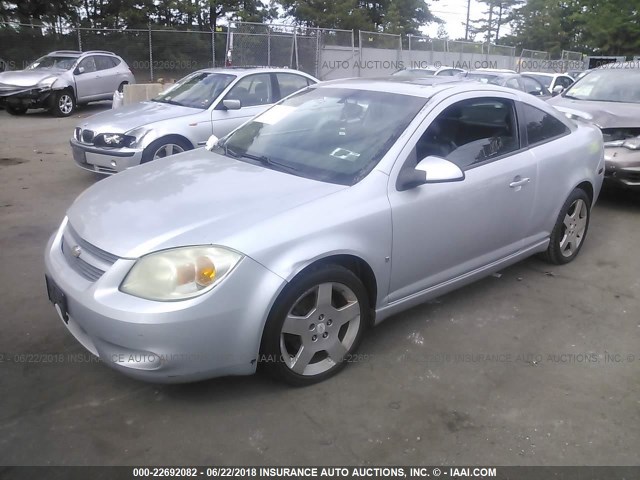 1G1AM18B187104979 - 2008 CHEVROLET COBALT SPORT SILVER photo 2