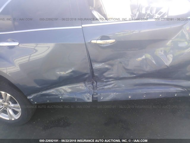 2CNFLGEC4B6465772 - 2011 CHEVROLET EQUINOX LTZ BLUE photo 6