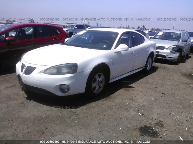 2G2WP552661109755 - 2006 PONTIAC GRAND PRIX WHITE photo 2