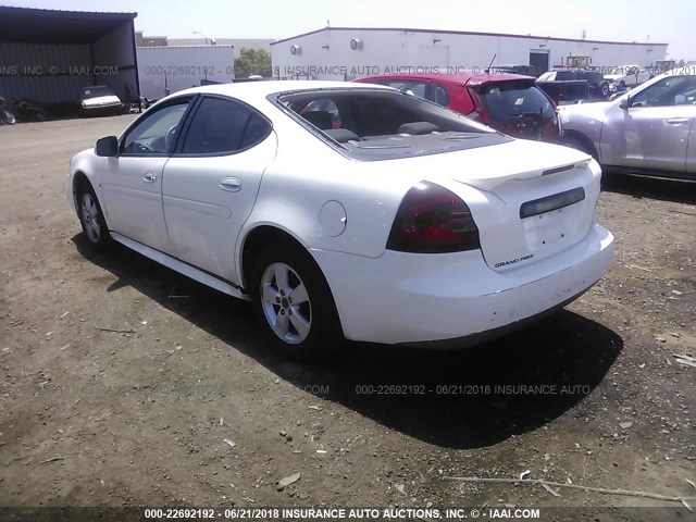 2G2WP552661109755 - 2006 PONTIAC GRAND PRIX WHITE photo 3