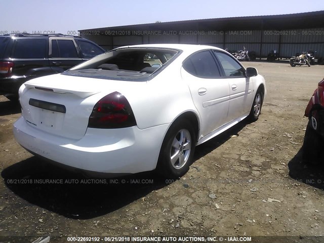 2G2WP552661109755 - 2006 PONTIAC GRAND PRIX WHITE photo 4
