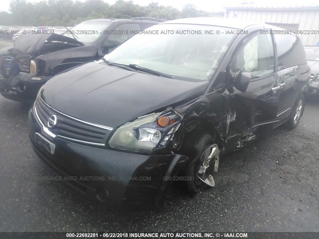 5N1BV28U37N108778 - 2007 NISSAN QUEST S/SE/SL BLACK photo 6