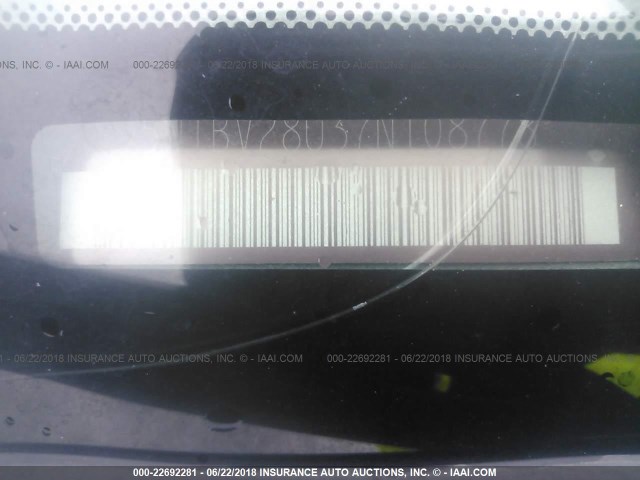 5N1BV28U37N108778 - 2007 NISSAN QUEST S/SE/SL BLACK photo 9