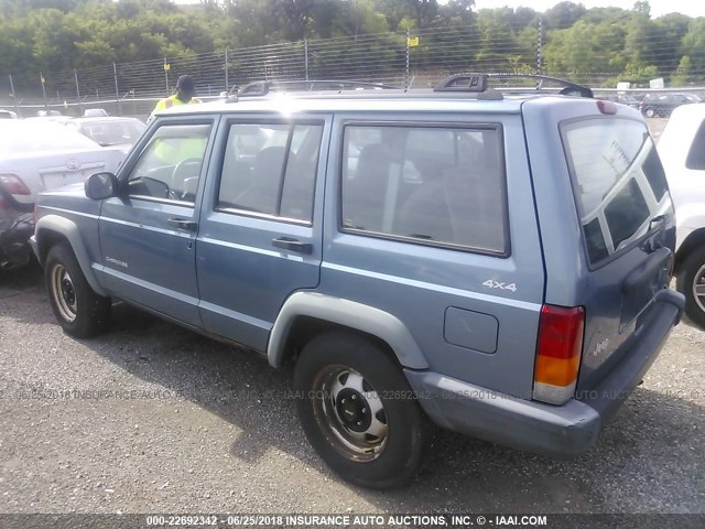 1J4FF28S8XL548700 - 1999 JEEP CHEROKEE SE BLUE photo 3