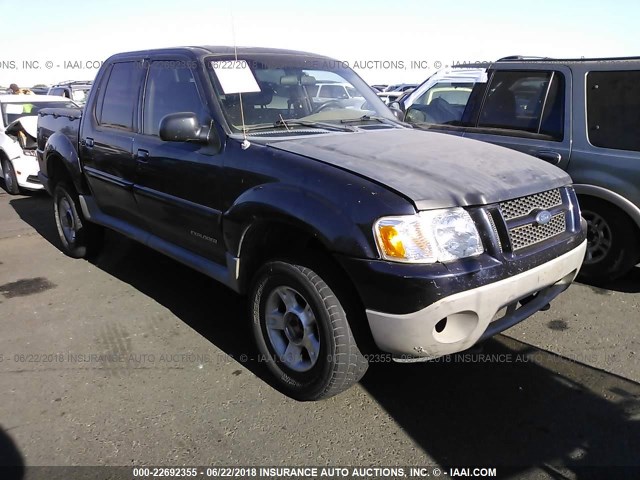 1FMZU77E11UA58260 - 2001 FORD EXPLORER SPORT TR  BLUE photo 1