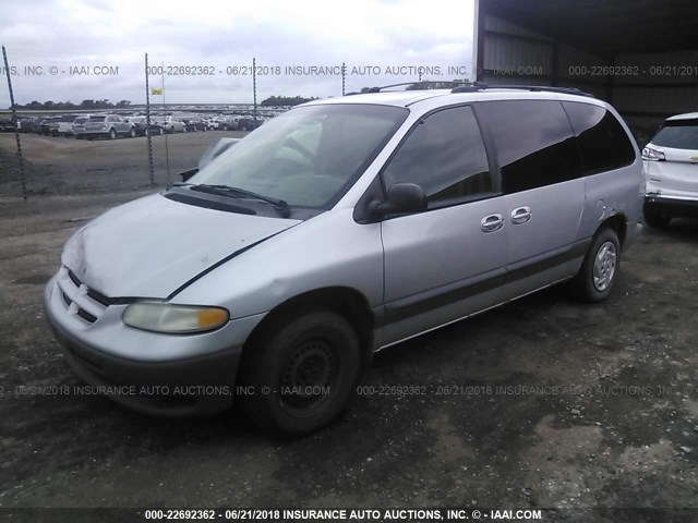 1B4GP44G4YB724604 - 2000 DODGE GRAND CARAVAN SE/SPORT SILVER photo 2