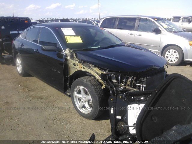 1G1ZB5ST8HF292472 - 2017 CHEVROLET MALIBU LS Qara foto 1