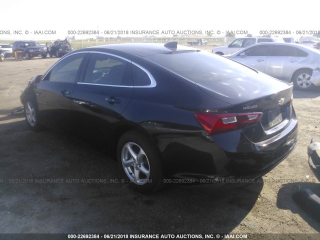 1G1ZB5ST8HF292472 - 2017 CHEVROLET MALIBU LS Qara foto 3